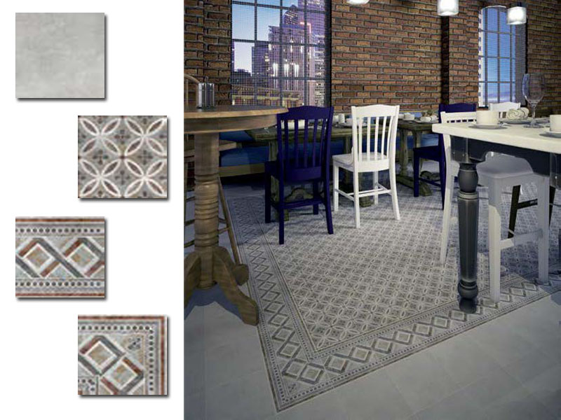 EMPOLI GREY -TREVISOR OLIVE 20X20