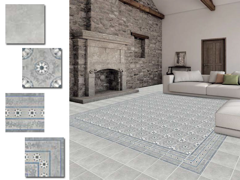 EMPOLI GREY -IMPERIA BLUE 20X20