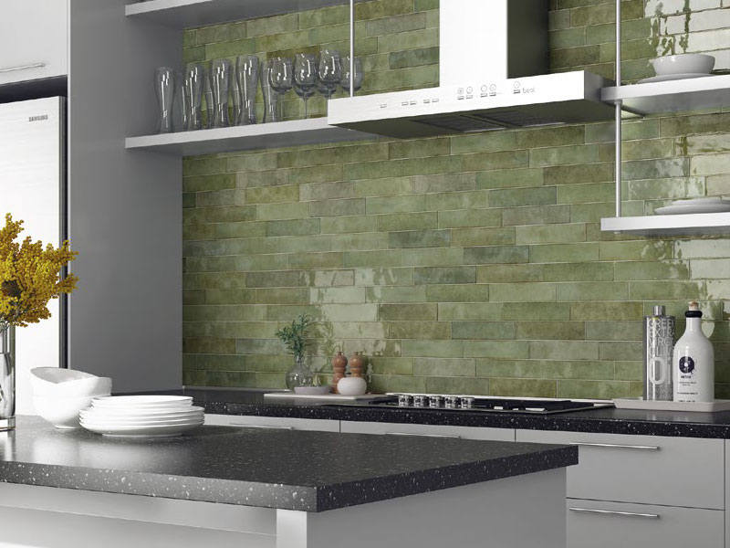 TRIBECA SAGE GREEN 6x24,6