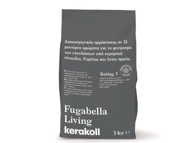 ΣΤΟΚΟΣ ΠΛΑΚΙΔΙΩΝ FUGABELLA LIVING 3kg